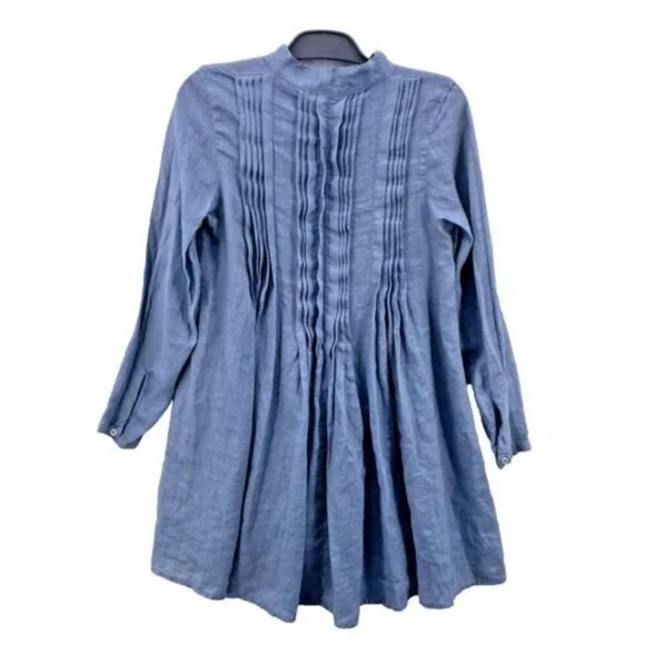 CP Shades Yoko Tunic Dress Top Linen XS/SM — thick fabric for cool weather - Picture 2 of 8